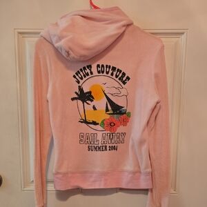 Juicy Couture Light Pink Graphic Hoodie